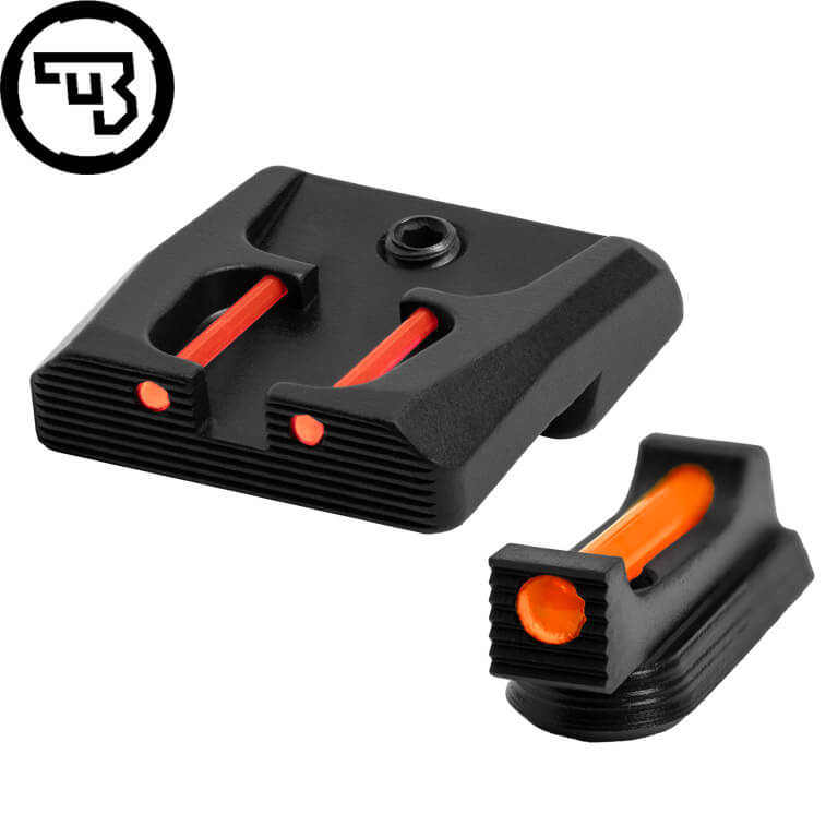 CZ P-07, CZ P-09 fix irányzékok szett száloptikával | típus B