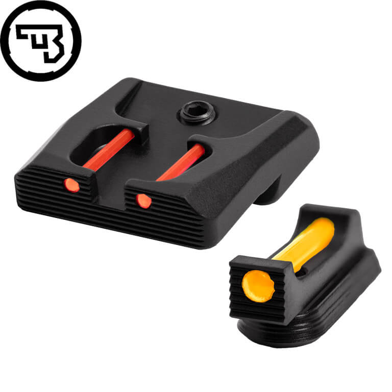 CZ P-07, CZ P-09 fix irányzékok szett száloptikával | típus B