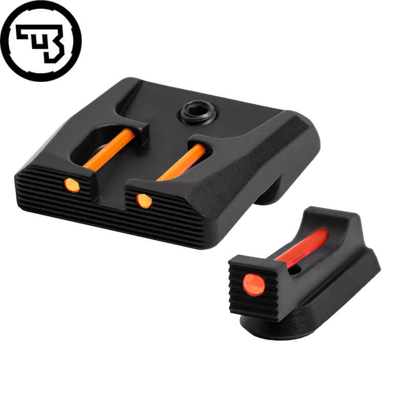 CZ P-07, CZ P-09 fix irányzékok szett száloptikával | típus B