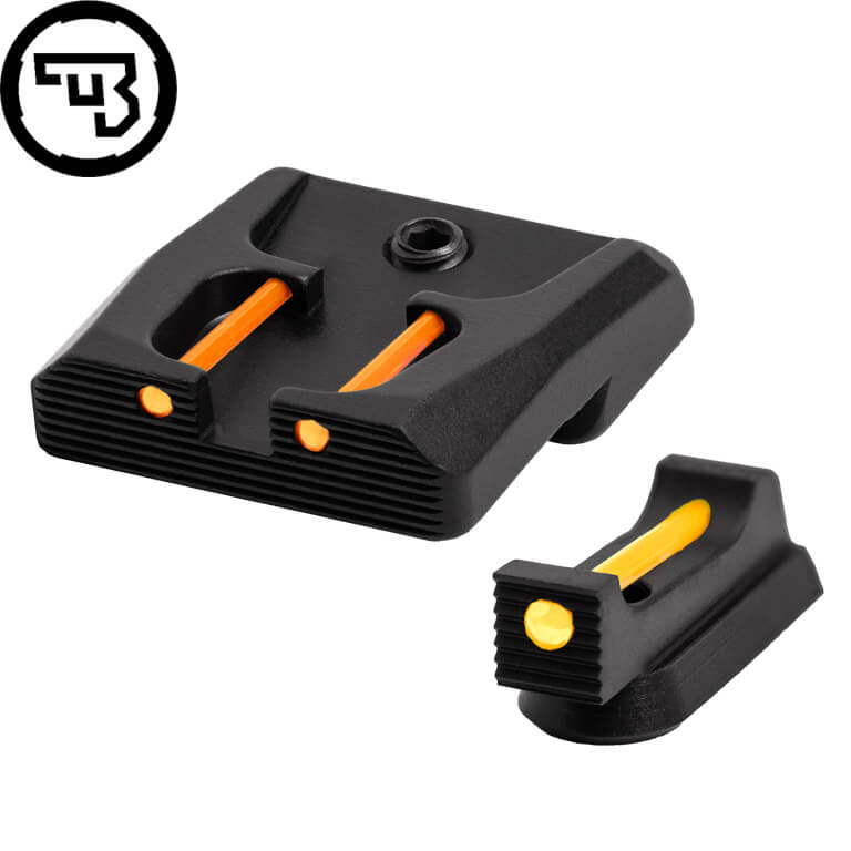 CZ P-07, CZ P-09 fix irányzékok szett száloptikával | típus B