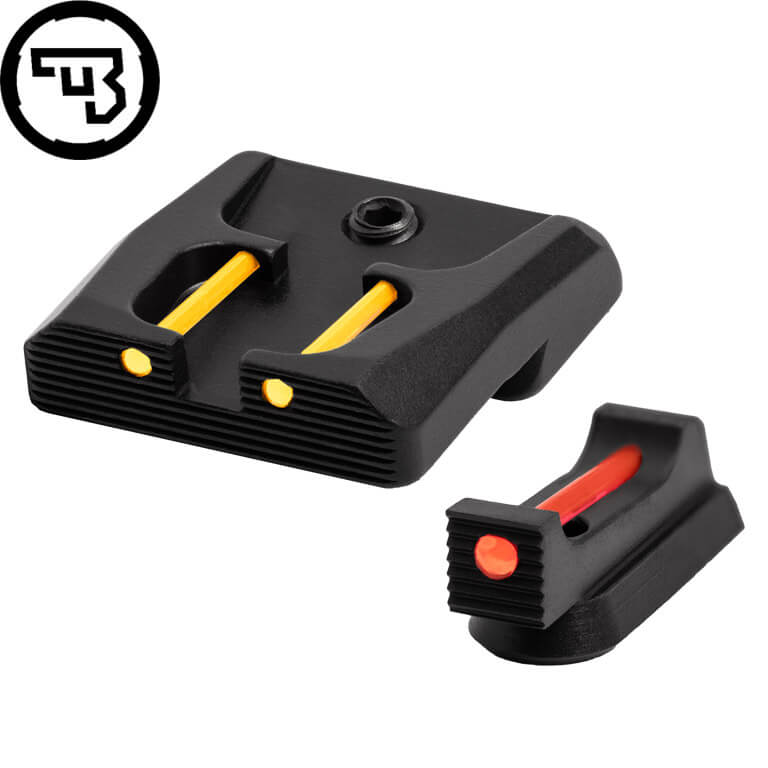 CZ P-07, CZ P-09 fix irányzékok szett száloptikával | típus B