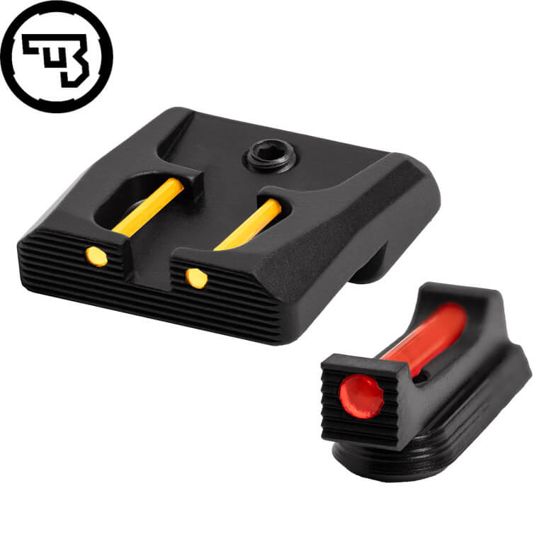 CZ P-07, CZ P-09 fix irányzékok szett száloptikával | típus B