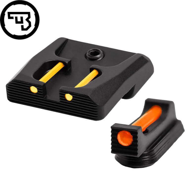 CZ P-07, CZ P-09 fix irányzékok szett száloptikával | típus B