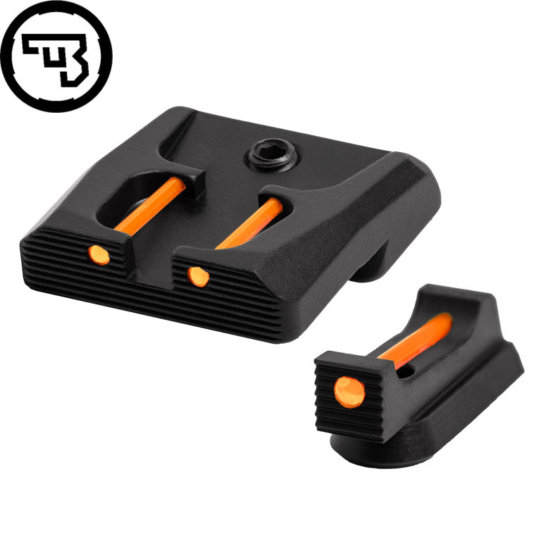 CZ P-07, CZ P-09 fix irányzékok szett száloptikával | típus B
