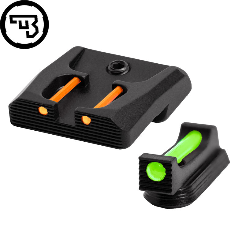 CZ P-07, CZ P-09 fix irányzékok szett száloptikával | típus B