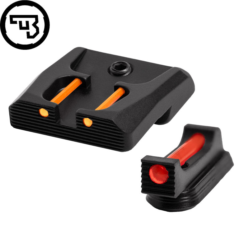 CZ P-07, CZ P-09 fix irányzékok szett száloptikával | típus B