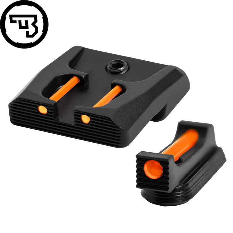 CZ P-07, CZ P-09 fix irányzékok szett száloptikával | típus B