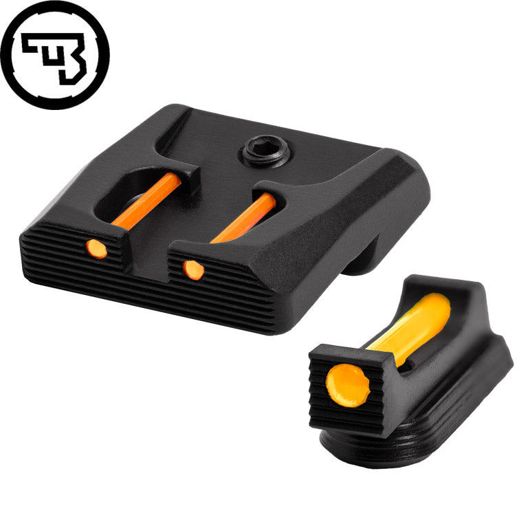 CZ P-07, CZ P-09 fix irányzékok szett száloptikával | típus B