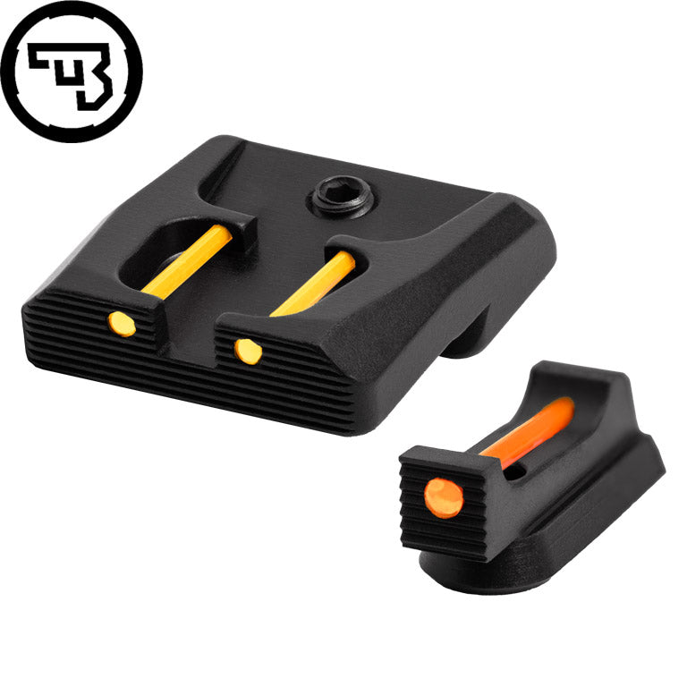 CZ P-07, CZ P-09 fix irányzékok szett száloptikával | típus B