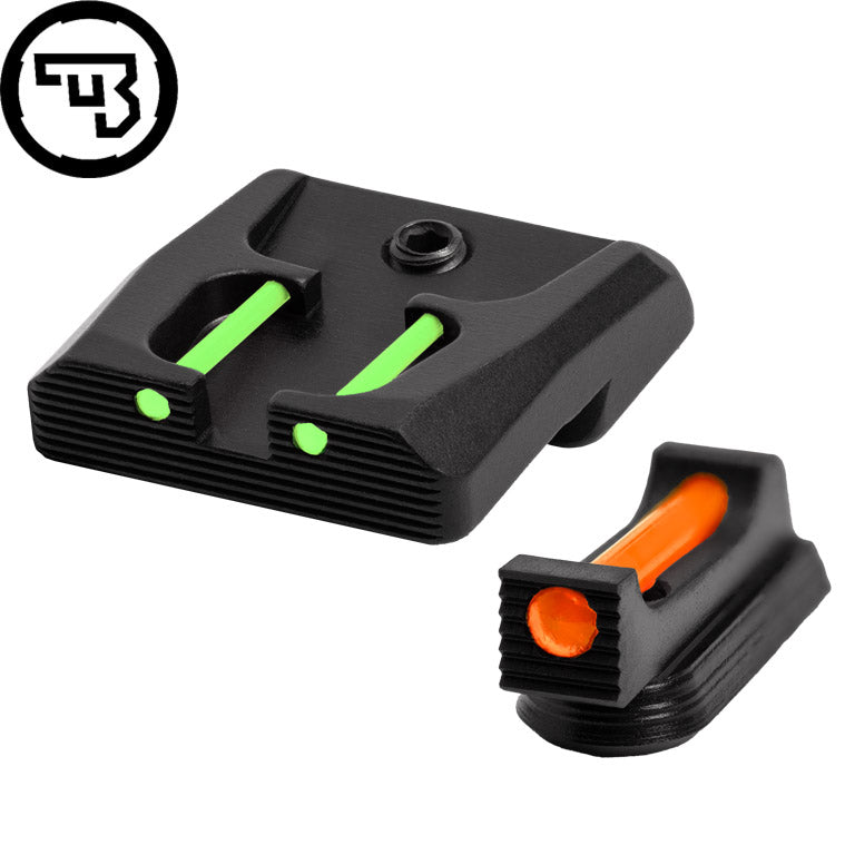 CZ P-07, CZ P-09 fix irányzékok szett száloptikával | típus B