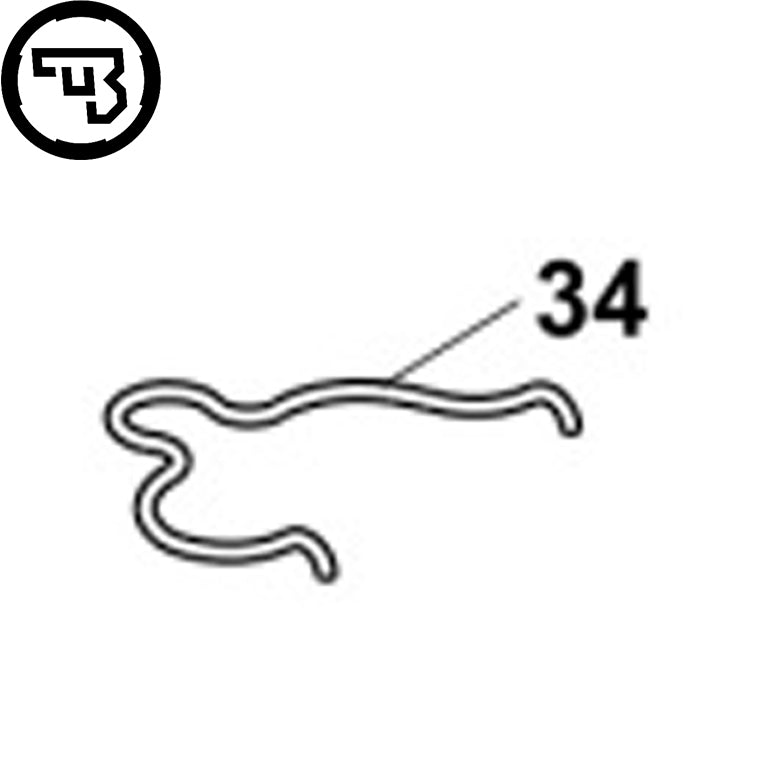 CZ Shadow 2, CZ 75B, CZ 75 SP-01 Shadow elsütőbillentyű-rúd rugó | alkatrész #34