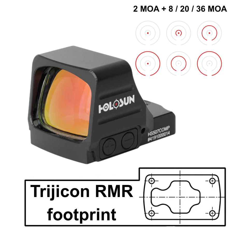 Holosun 507 Comp vöröspontos irányzék