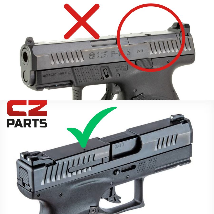 CZ P-10 vöröspontos szerelék | type S