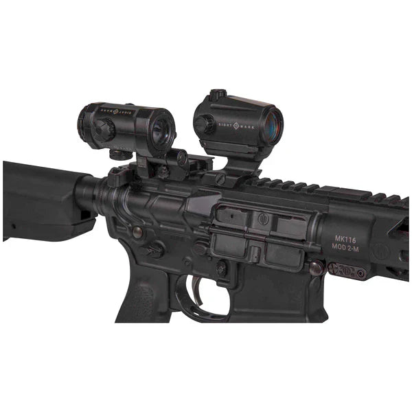 Sightmark XTM-3 3x nagyító LQD oldalra kihajtható szerelékkel