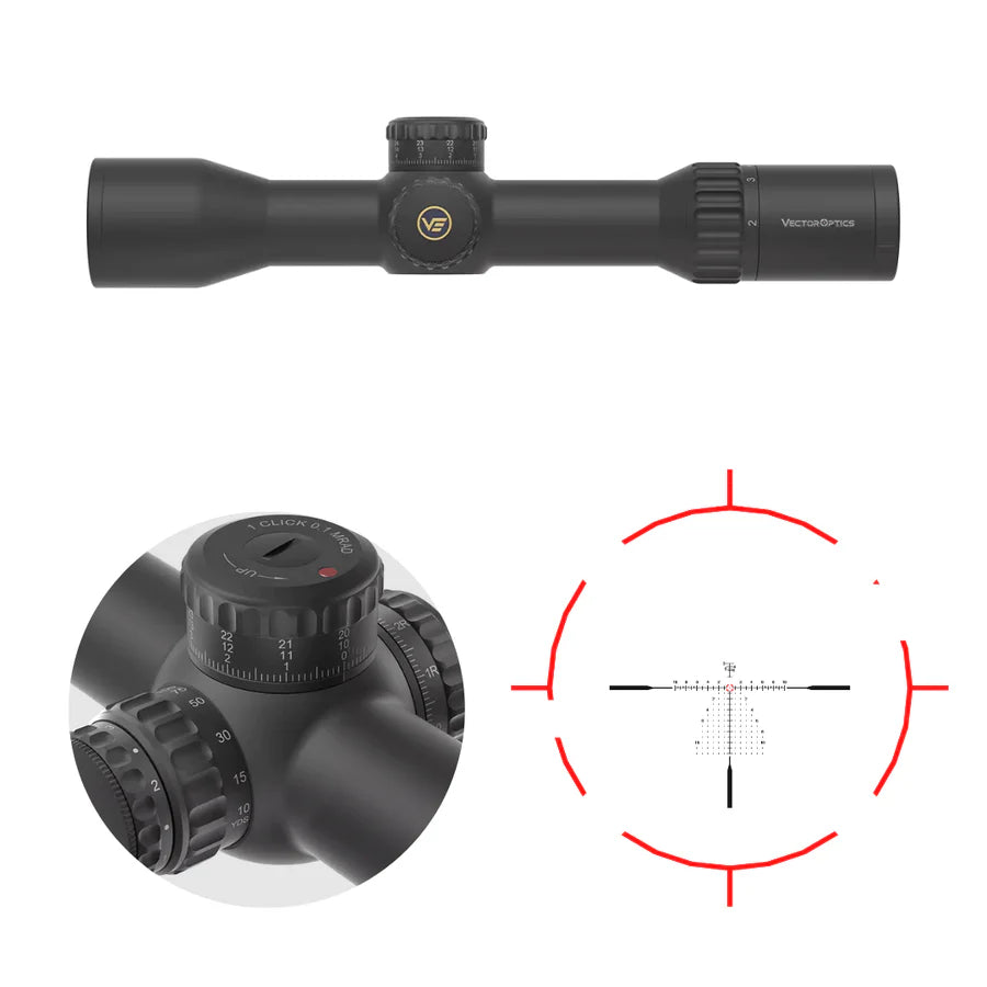 Vector Optics Continental x6 2-12x44 RAR céltávcső
