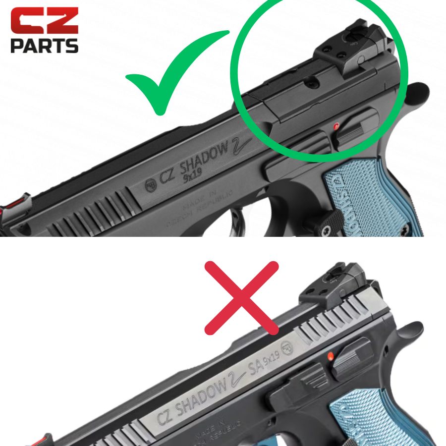 CZ Shadow 2 OR adapterlemez | Aimpoint A-CUT footprint