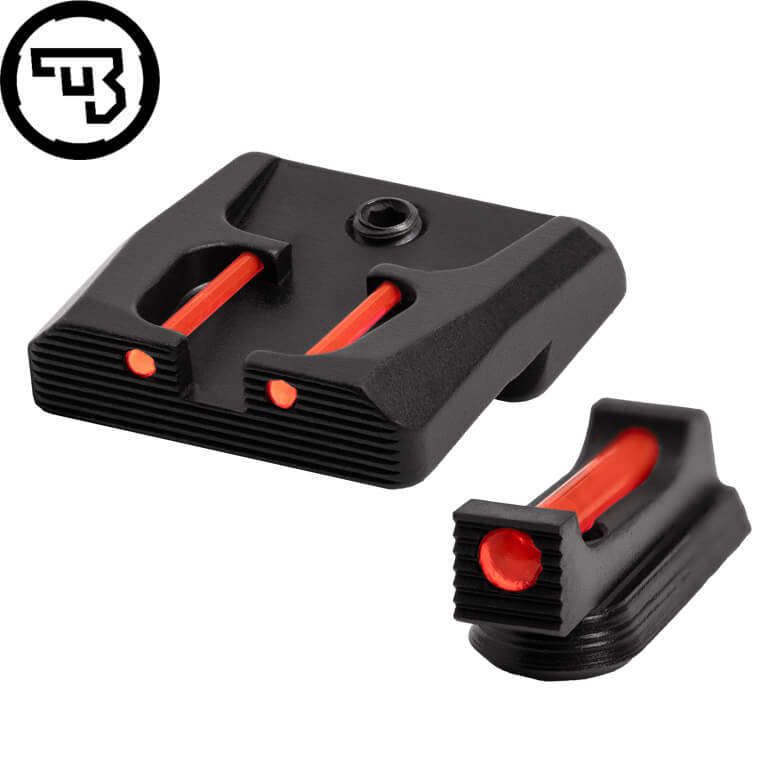 CZ P-07, CZ P-09 fix irányzékok szett száloptikával | típus B