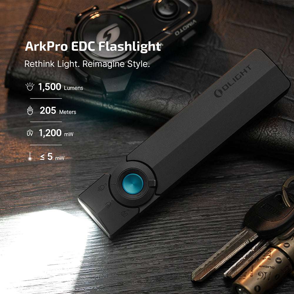 Olight ArkPro | lapos 4 az 1-ben EDC lámpa | 1.500 lm