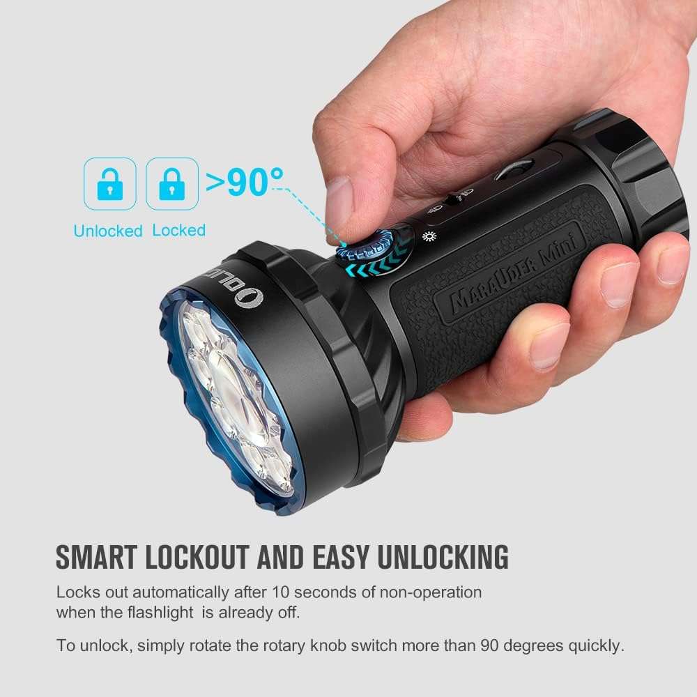 Olight Marauder Mini | többszínű újratölthető lámpa | 7.000 lm