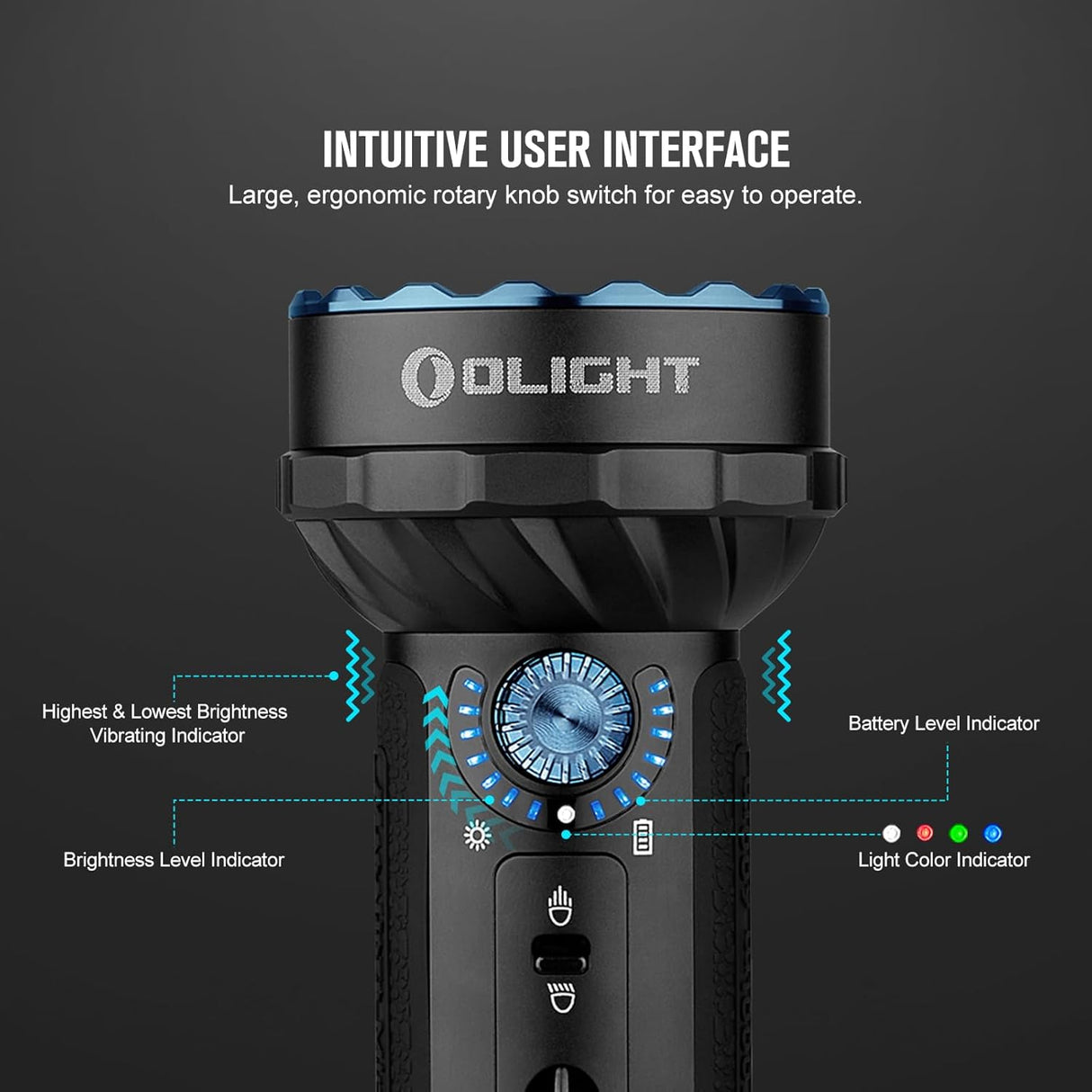Olight Marauder Mini | többszínű újratölthető lámpa | 7.000 lm