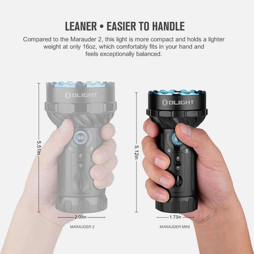 Olight Marauder Mini | többszínű újratölthető lámpa | 7.000 lm