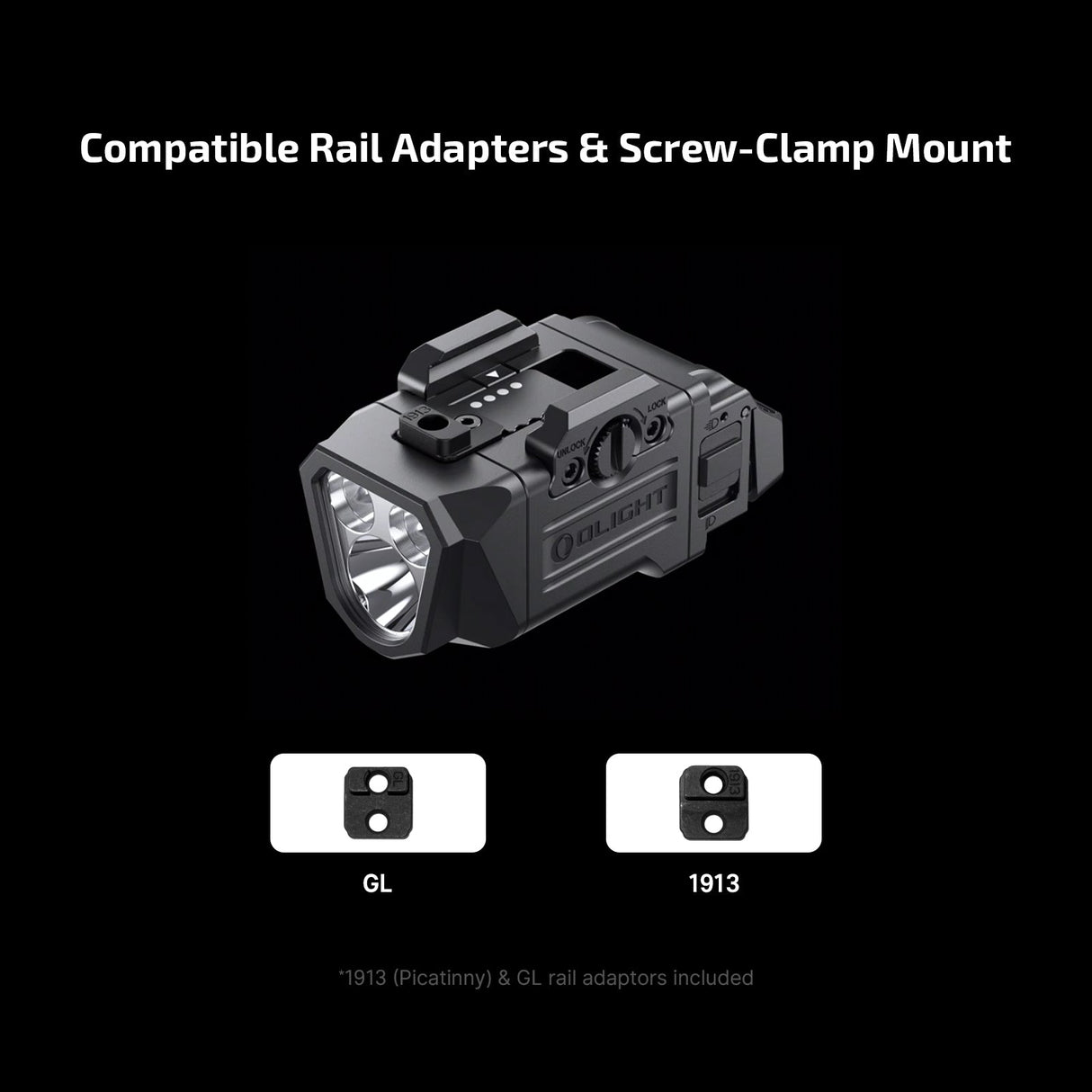 Olight PL X | pisztolylámpa | 1.200 lm