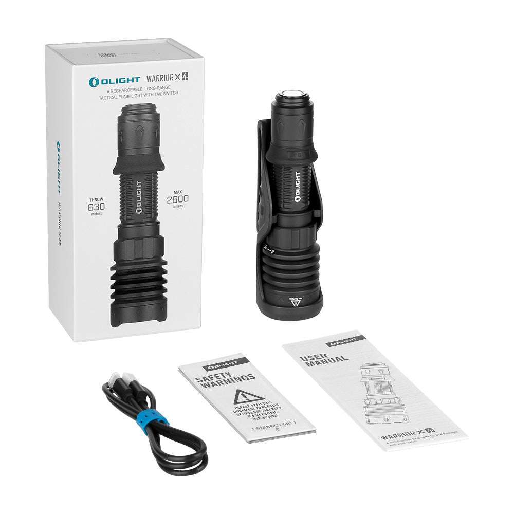 Olight Warrior X 4 | taktikai lámpa | 2.600 lm