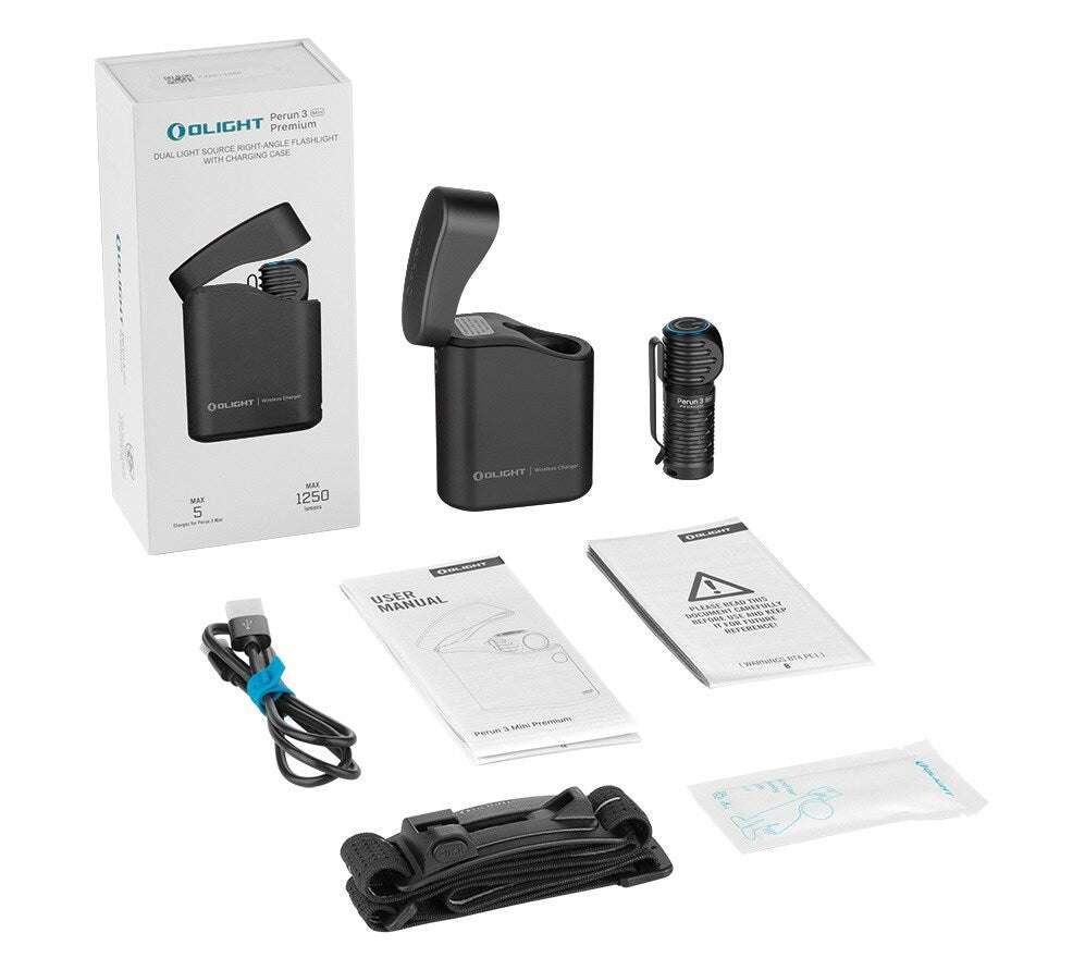 Olight Perun 3 Mini Premium | újratölthető fejlámpa | 1.250 lm