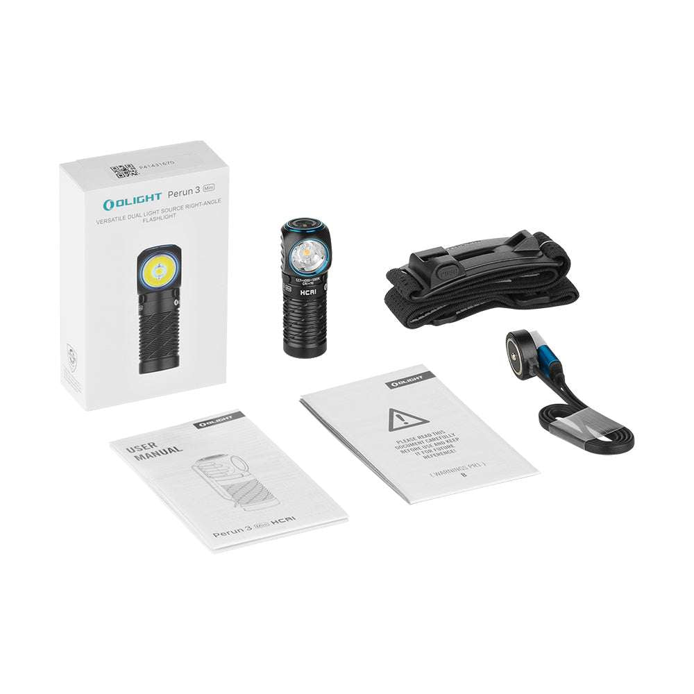 Olight Perun 3 Mini | újratölthető fejlámpa | 1.250 lm