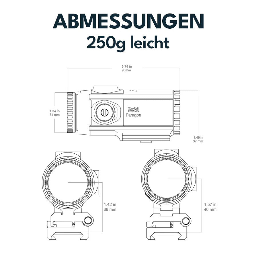 Vector Optics Paragon 5x30 nagyító Micro 