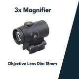 Vector Optics Paragon 3x18 nagyító Micro 