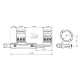 34 mm scope mount cantilever | Picatinny QD Ergo base