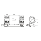 34 mm scope mount | Picatinny QD Ergo base