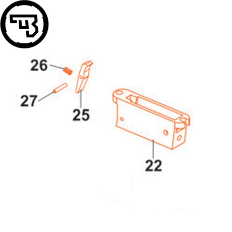 CZ 457 tárvezető komplett