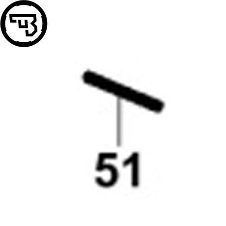 CZ Bren 2 kivető rugó | alkatrész #51