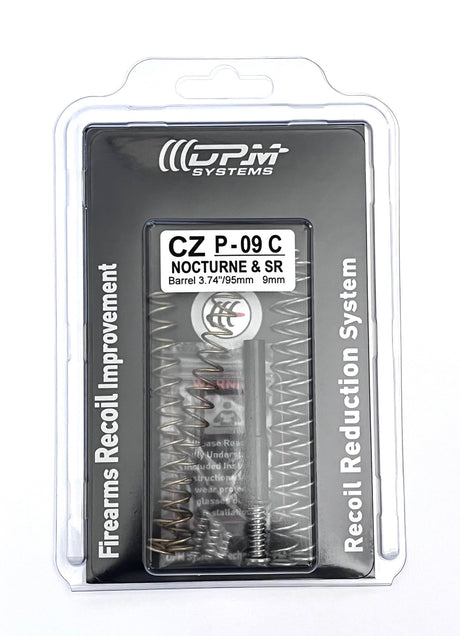 CZ P-09C Nocturne visszarúgáscsökkentő rendszer DPM