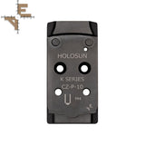 CZ P-10 Optics Ready adapterlemez | Holosun K-series footprint Evo Arms