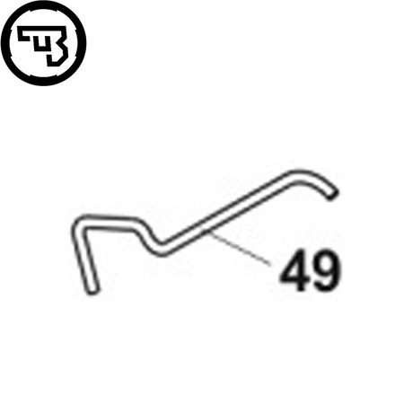 CZ P-07, CZ P-09 elsütőbillentyű rúd rugó | alkatrész #49