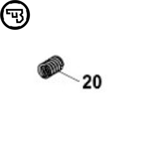 CZ P-10, CZ P-07 & P-09 kivonó rugó | alkatrész #20