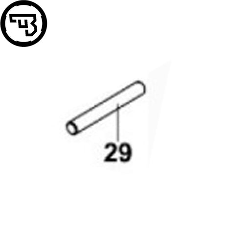 CZ P-10 elsütőbillentyű rúd rugó stift | alkatrész #29