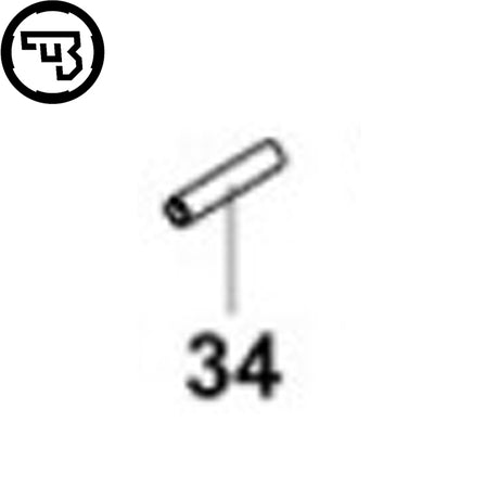 CZ P-10 elsütőbillentyű biztosító csap | alkatrész #34