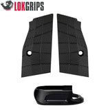 CZ Shadow 2 Compact & Carry rövid alu markolatpanelek & alu magwell | Gridlok_fekete