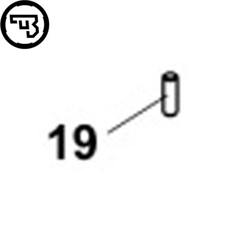 CZ Shadow 2, CZ 75B, CZ 75 SP-01 Shadow kakas tengely rögzítő csap | alkatrész #19