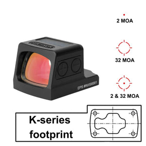 Vöröspontos irányzékok Holosun K-Series footprint-tel