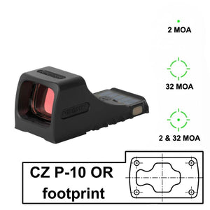Reflexirányzékok közvetlen illeszkedéssel