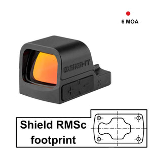 Reflexirányzékok - Shield RMSc lábnyom