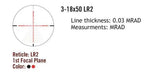 Sightmark Presidio 3-18x50 LR2 FFP céltávcső