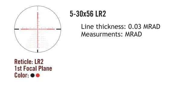 Sightmark Presidio 5-30x56 LR2 FFP céltávcső