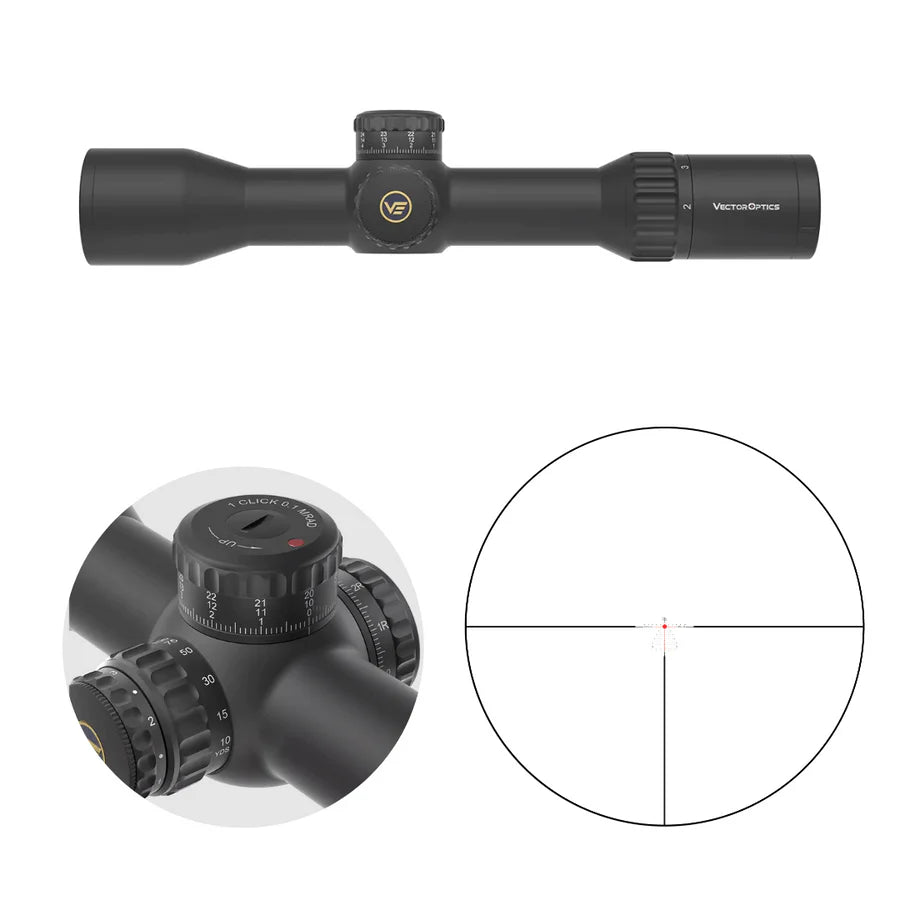 Vector Optics Continental x6 2-12x44 CTR MPVO céltávcső