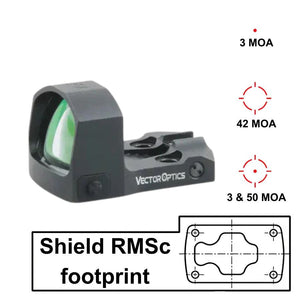 Vöröspontos irányzékok közvetlen illeszkedéssel CZ Shadow 2 Carry-hez